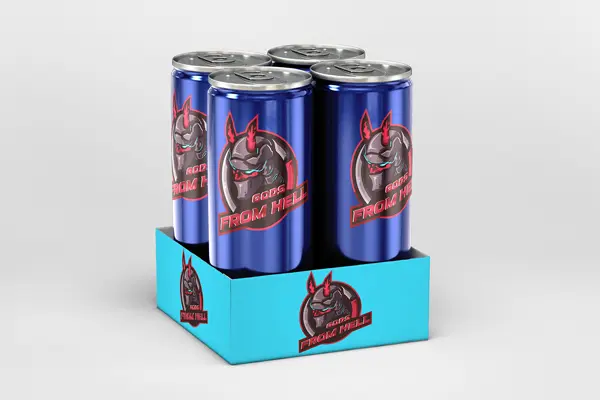 Mockup Energizant Esports Gods From Hell